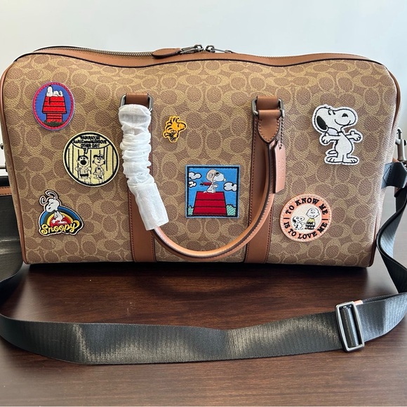 Coach Other - Coach Snoopy Collab Handheld Weekender Bag
